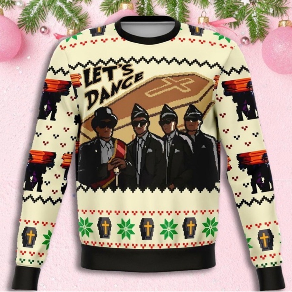Let’s Dance Coffin Dance Funny All Over Print 3D Christmas Sweater